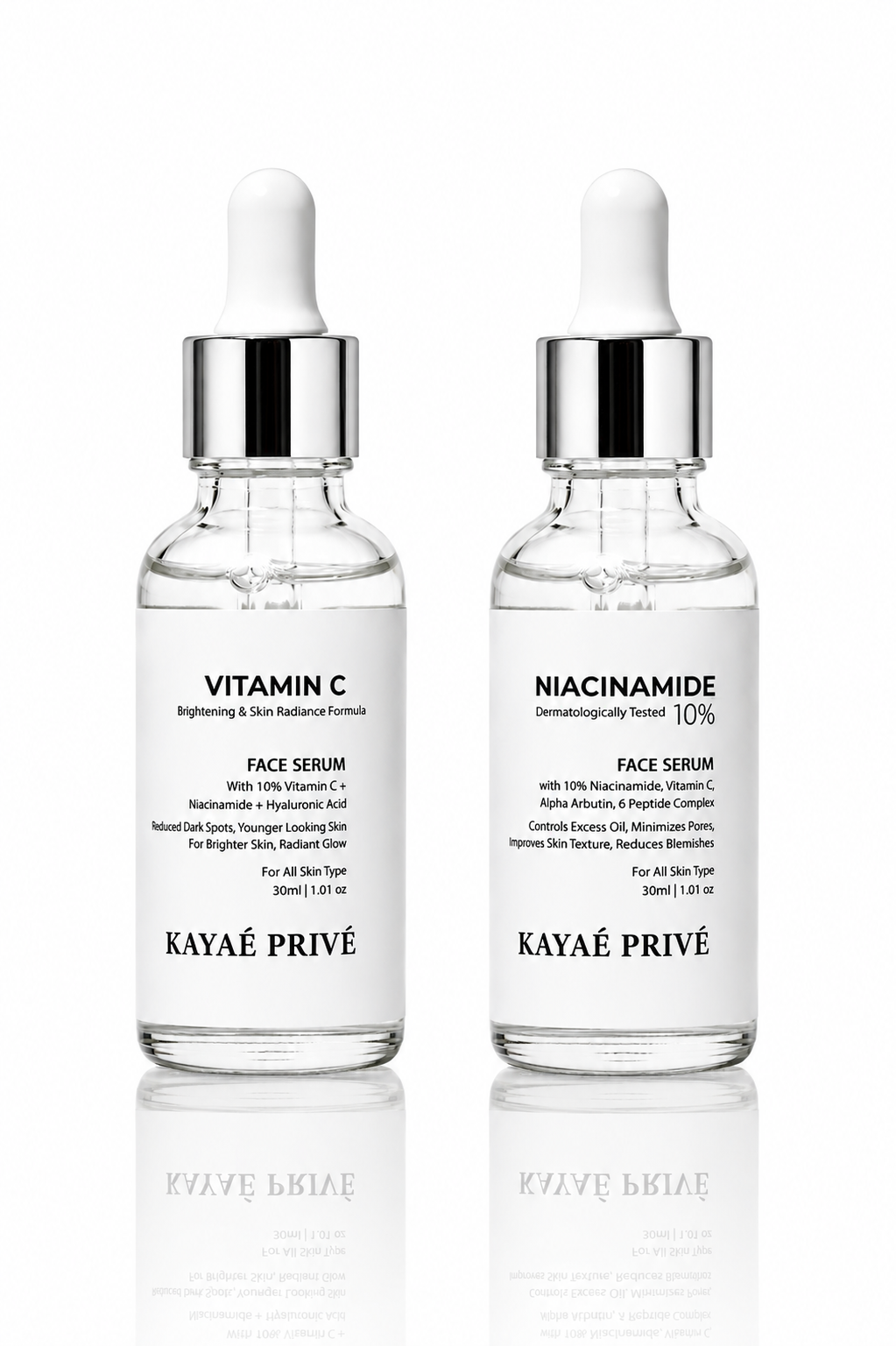 Kayaé Privé Niacinamide + Vitamin C Duo